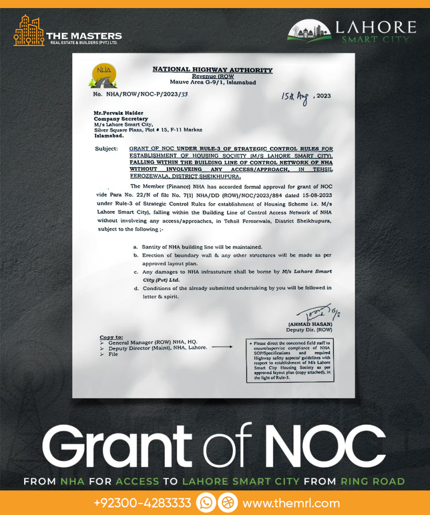 Grant of Noc 1